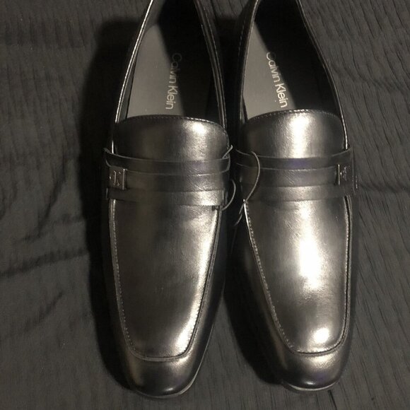 Calvin Klein Men\'s Dress Shoes, Size 9.5, CMJIMNON-R, Solid Black, Slip-On main image 5